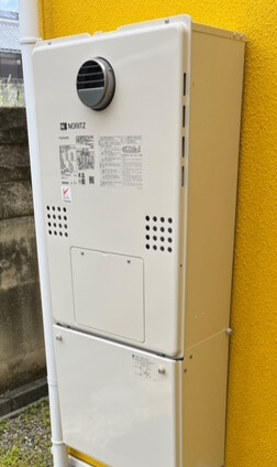 兵庫県西宮市 K様 ノーリツ エコジョーズ GTH-C2460AW3H-1 BL 給湯暖房機 交換工事 交換後