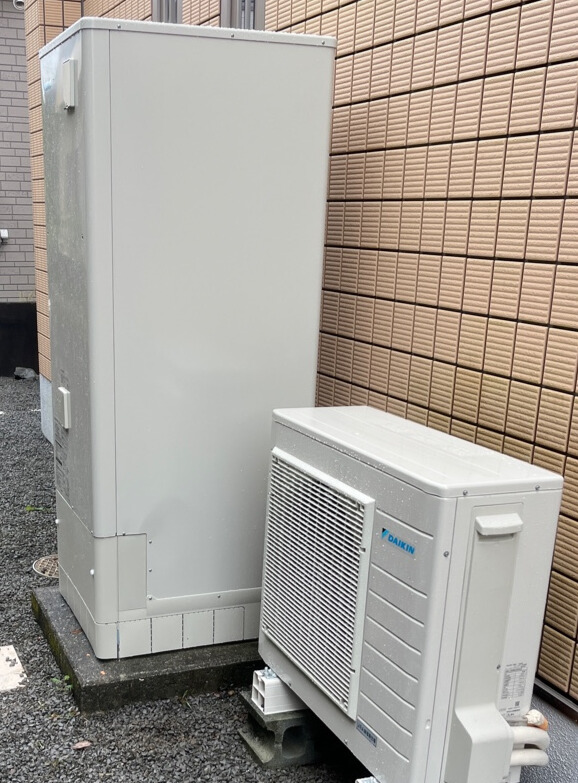 静岡県沼津市 O様 ダイキン エコキュート EQX37ZFVE フルオートタイプ 交換工事 交換後