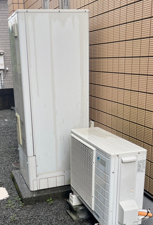 静岡県沼津市 O様 ダイキン エコキュート EQX37ZFVE フルオートタイプ 交換工事 交換前