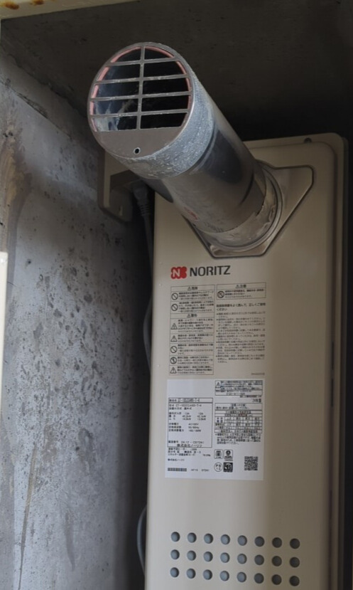 大阪市港区 K様 ノーリツ 給湯器 GT-1653SAWX-T-4 16号オートタイプ 交換工事 交換後