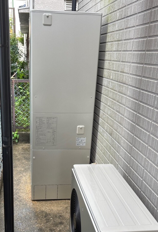 枚方市 M様 コロナ エコキュート CHP-37AZ1 角型/フルオート/高圧力型190kPa 交換工事 交換後