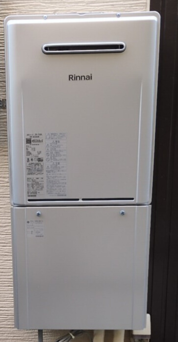 神奈川県川崎市 N様 リンナイ エコジョーズ RUF-UE240EAW 24号フルオート給湯器 交換工事 交換後