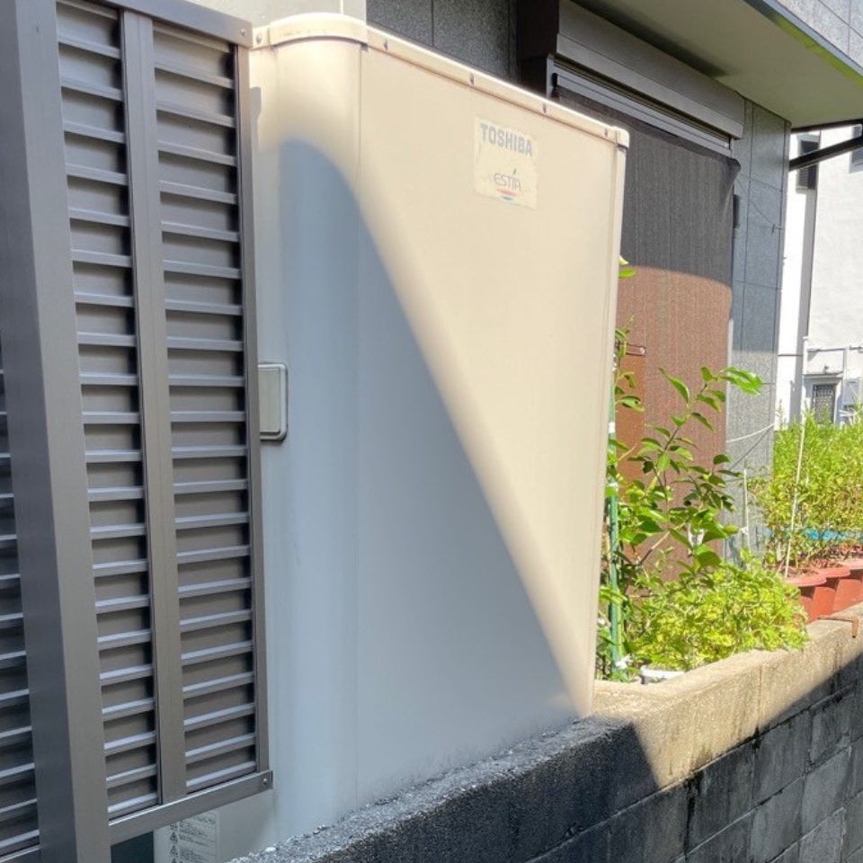 大阪府高槻市 I様 コロナ CHP-E372AZ1 エコキュート交換工事 交換前