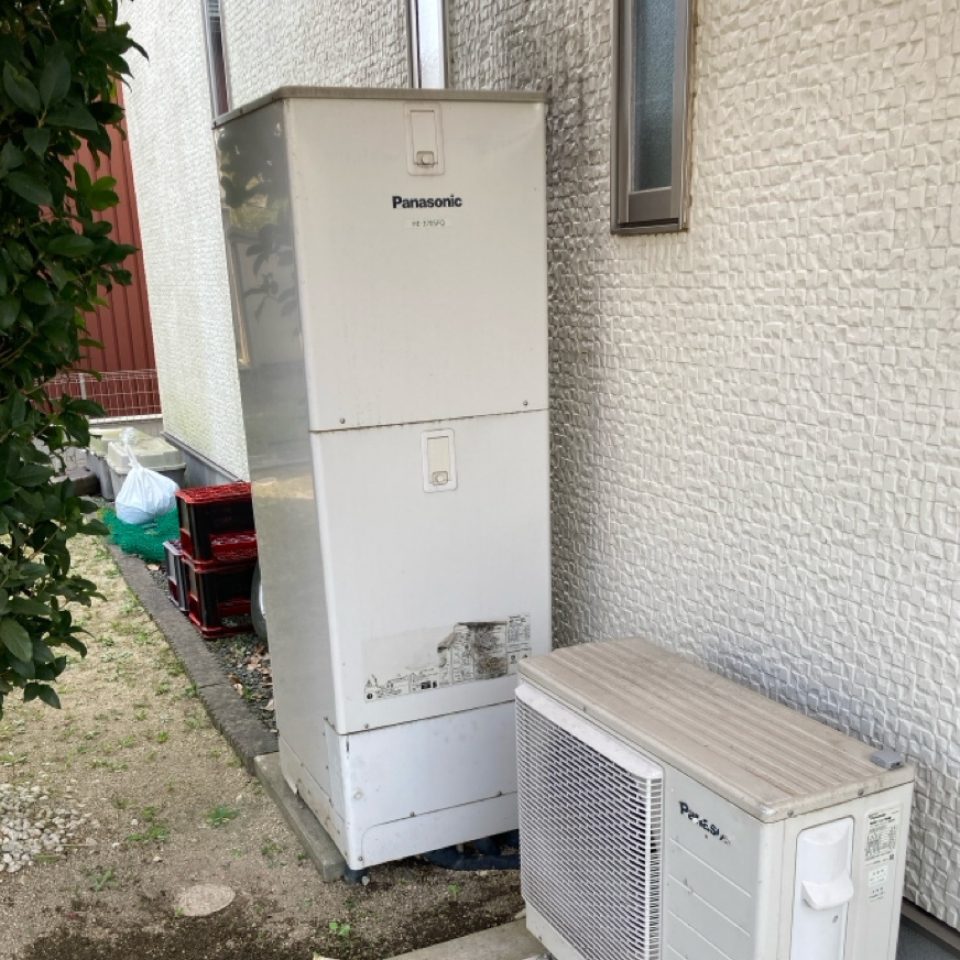 茨城県つくば市 S様 コロナ CHP-ED37AZ1 デザインエコキュート 交換工事 交換前