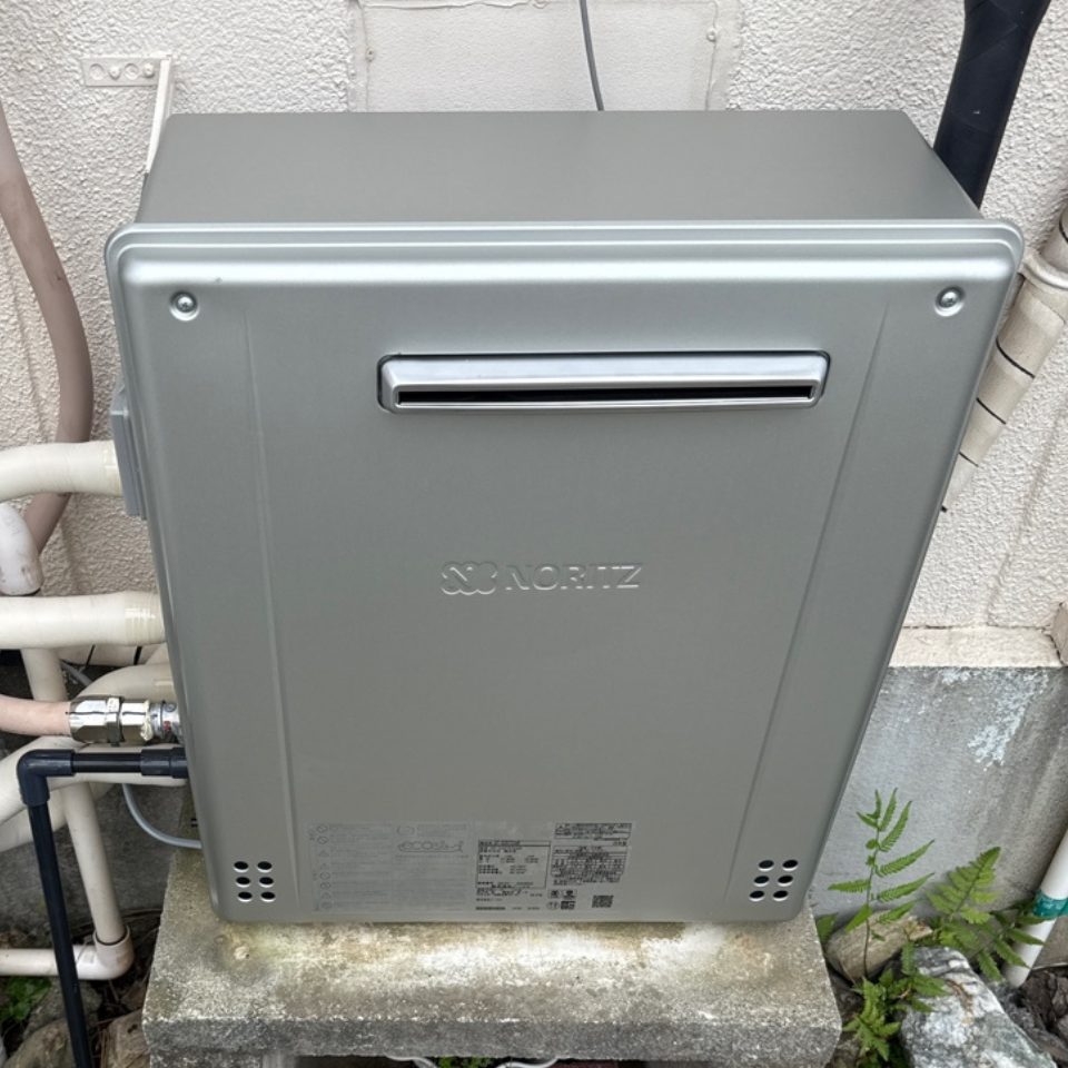 埼玉県桶川市 T様 ノーリツ エコジョーズ GT-C2072SAR BL 20号オート追焚付給湯器 交換工事 交換後