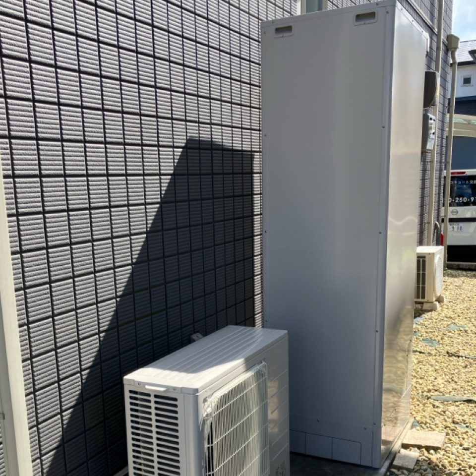 福岡県北九州市 H様 三菱電機 SRT-S467 フルオートエコキュート交換工事 交換後