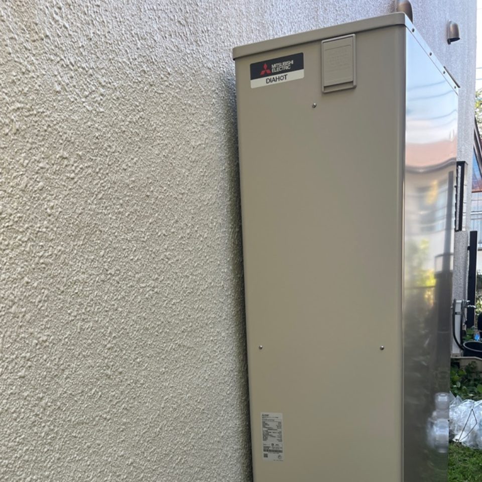 東京都日野市 U様 三菱 SRT-S377UZ 薄型フルオートエコキュート 交換工事 交換後