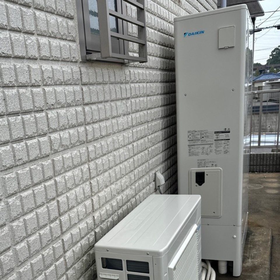 千葉県柏市 T様 ダイキン EQA37ZFTV 薄型エコキュート 交換工事 交換後
