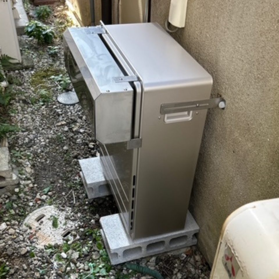 大阪府堺市 F様 パロマ FH-1613SAR 16号オート追焚付給湯器 交換工事 交換後