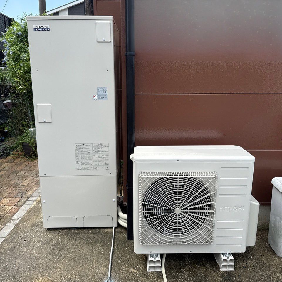 福岡県福岡市 Y様 日立 BHP-FW37XD 角型フルオートエコキュート交換工事 交換後