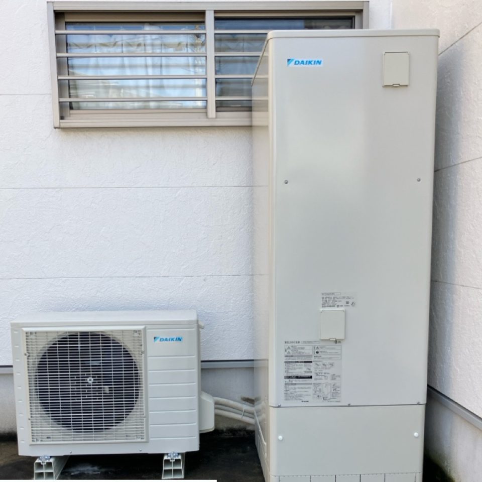 埼玉県三郷市 N様 ダイキン EQN37ZFV フルオートエコキュート交換工事 交換後