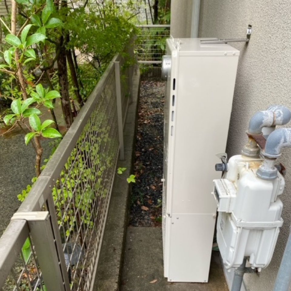 福岡市城南区 A様 ノーリツ GTH-C2460AW3H-1 BL 24号フルオート給湯暖房給湯器 交換工事 交換後