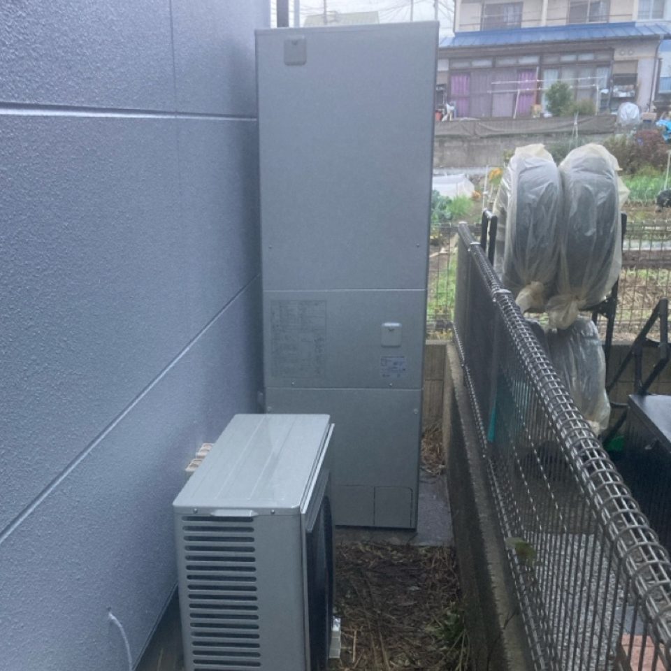 埼玉県飯能市 U様 コロナ CHP-ED37AZ1 高圧力パワフル給湯290kPa エコキュート交換工事 交換後