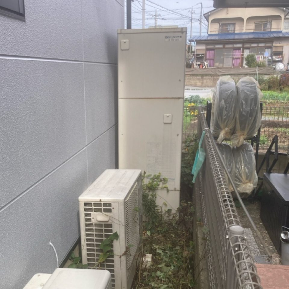 埼玉県飯能市 U様 コロナ CHP-ED37AZ1 高圧力パワフル給湯290kPa エコキュート交換工事 交換前