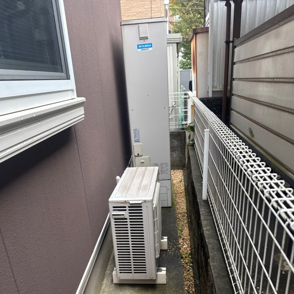千葉県習志野市 S様 三菱電機 エコキュート SRT-S377UZ（薄型・ハイパワー給湯）交換工事 交換前