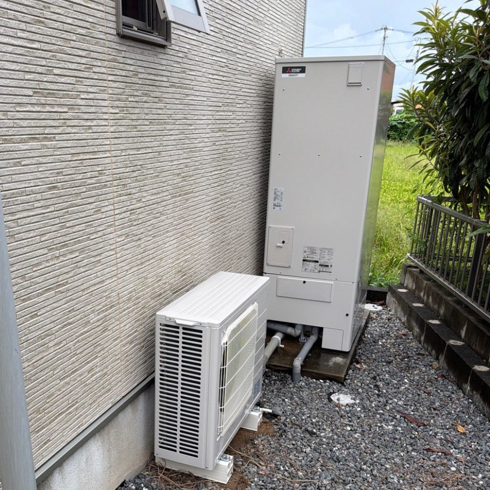 福岡県久留米市 O様 三菱電機 SRT-S377U エコキュート交換工事 交換後