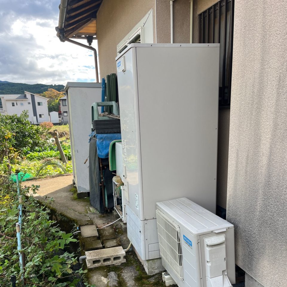 静岡県裾野市 H様 三菱エコキュート SRT-S377U（フルオート・ハイパワー給湯）交換工事 交換前