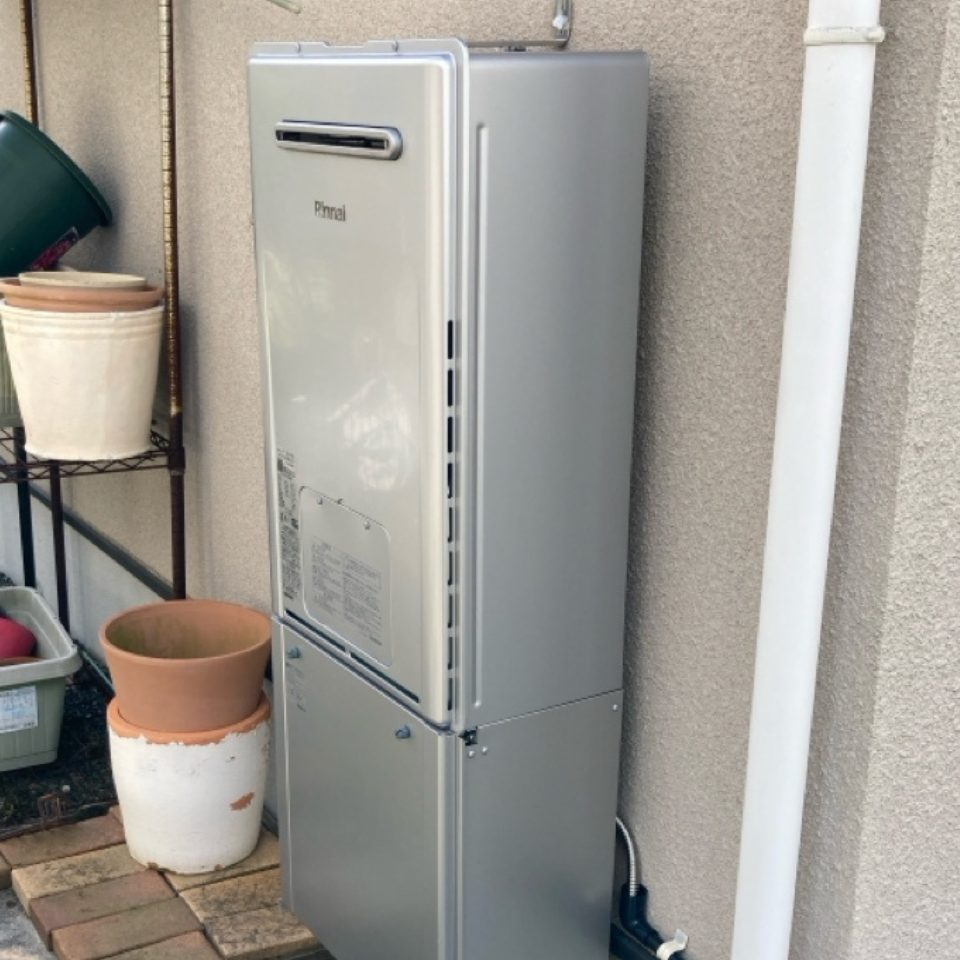 兵庫県神戸市 S様 リンナイ RUFH-E2407SAW2-3(A) 給湯暖房給湯器交換工事 交換後