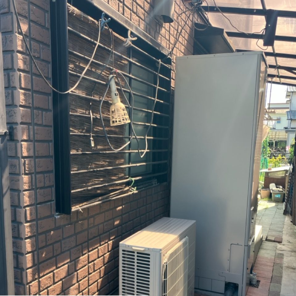 福岡県糟屋郡 H様 三菱電機 SRT-S467U エコキュート交換工事 交換後
