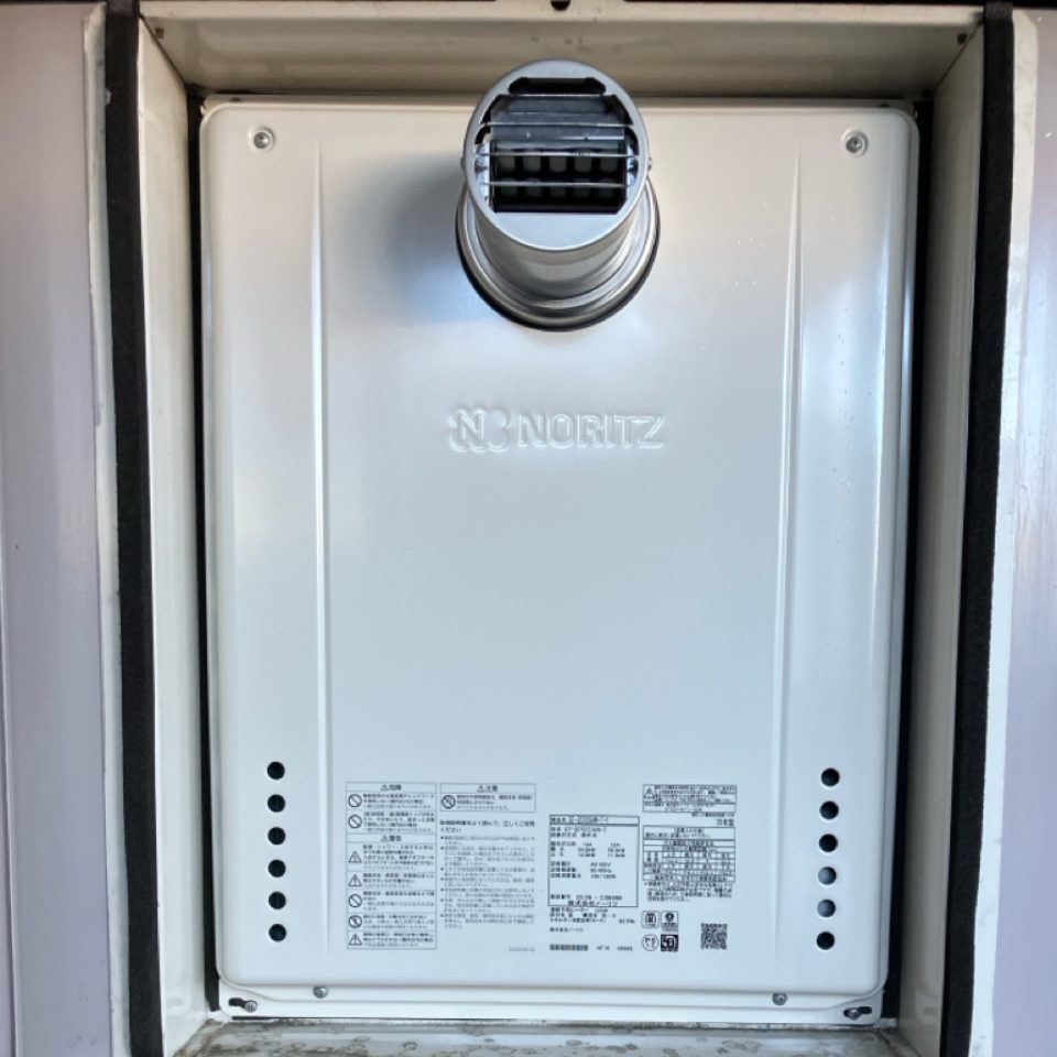 福岡県太宰府市 A様 ノーリツ GT-2070SAW-T-1 BL 20号オート追焚付給湯器 交換工事 交換後