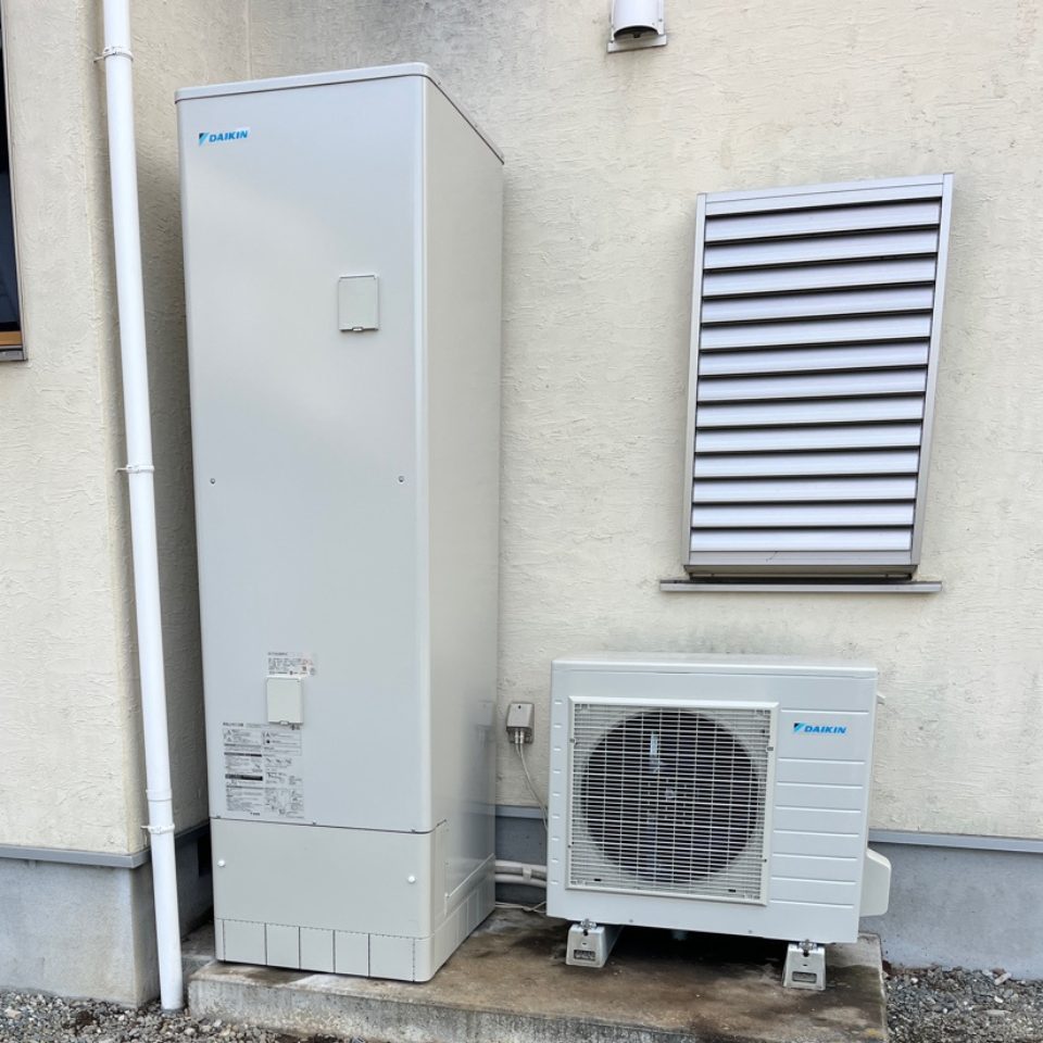 山梨県都留市 N様 ダイキン EQA46ZFHV エコキュート交換工事 交換後