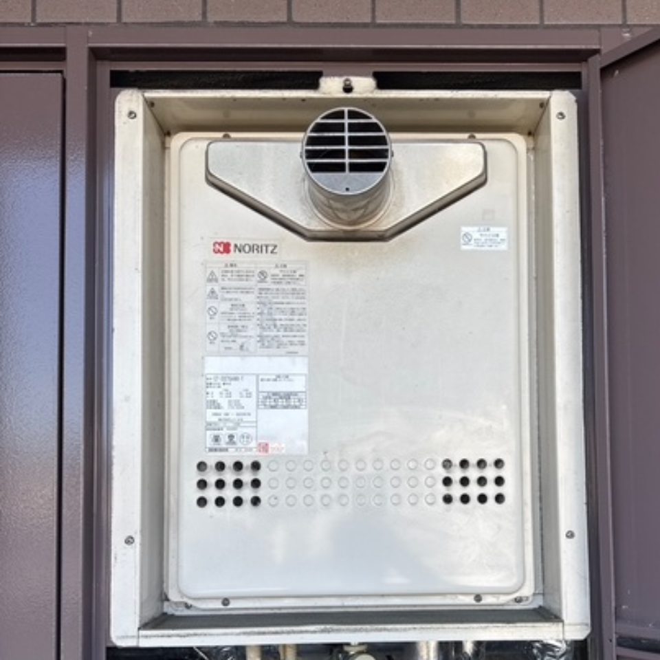 岐阜県岐阜市 S様 ノーリツ GT-2070SAW-T-1 BL 20号オート追焚付給湯器 交換工事 交換前