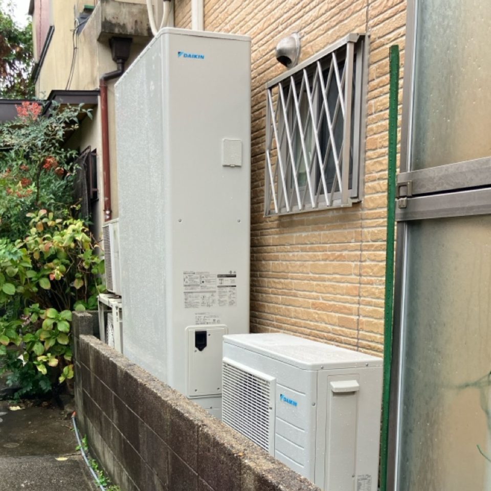 大阪府枚方市 T様 ダイキン EQA46ZFTV エコキュート交換工事 交換後