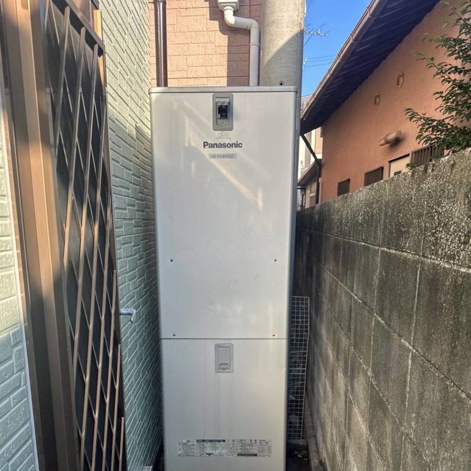 大阪府岸和田市 I様 ダイキン EQX37ZFV エコキュート交換工事 交換前