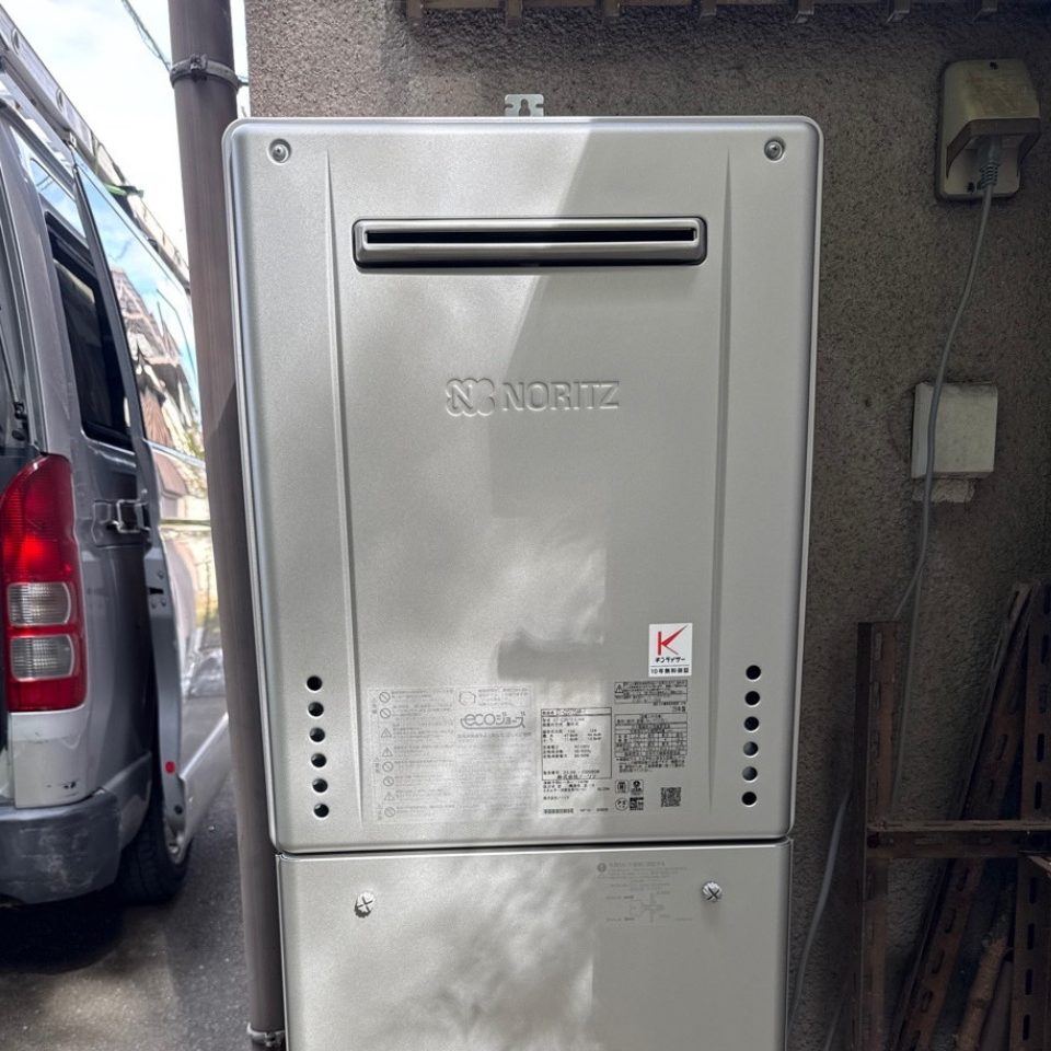 大阪府東大阪市 T様 ノーリツ GT-C2072SAW-1 BL 給湯器交換工事 交換後