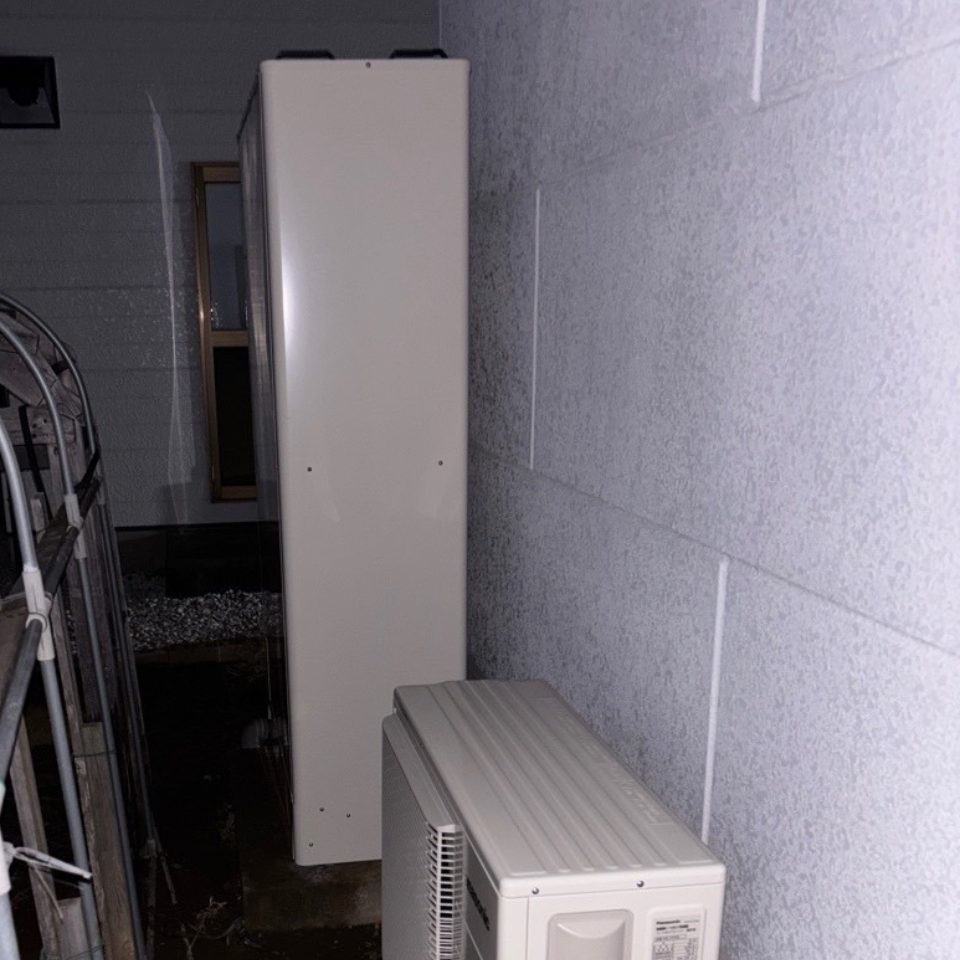 茨城県龍ケ崎市 K様 パナソニック HE-H37LQS エコキュート交換工事 交換後