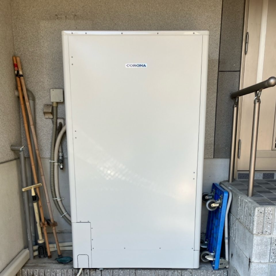 京都府京都市 K様 コロナ CHP-E372AZ1 エコキュート交換工事 交換後