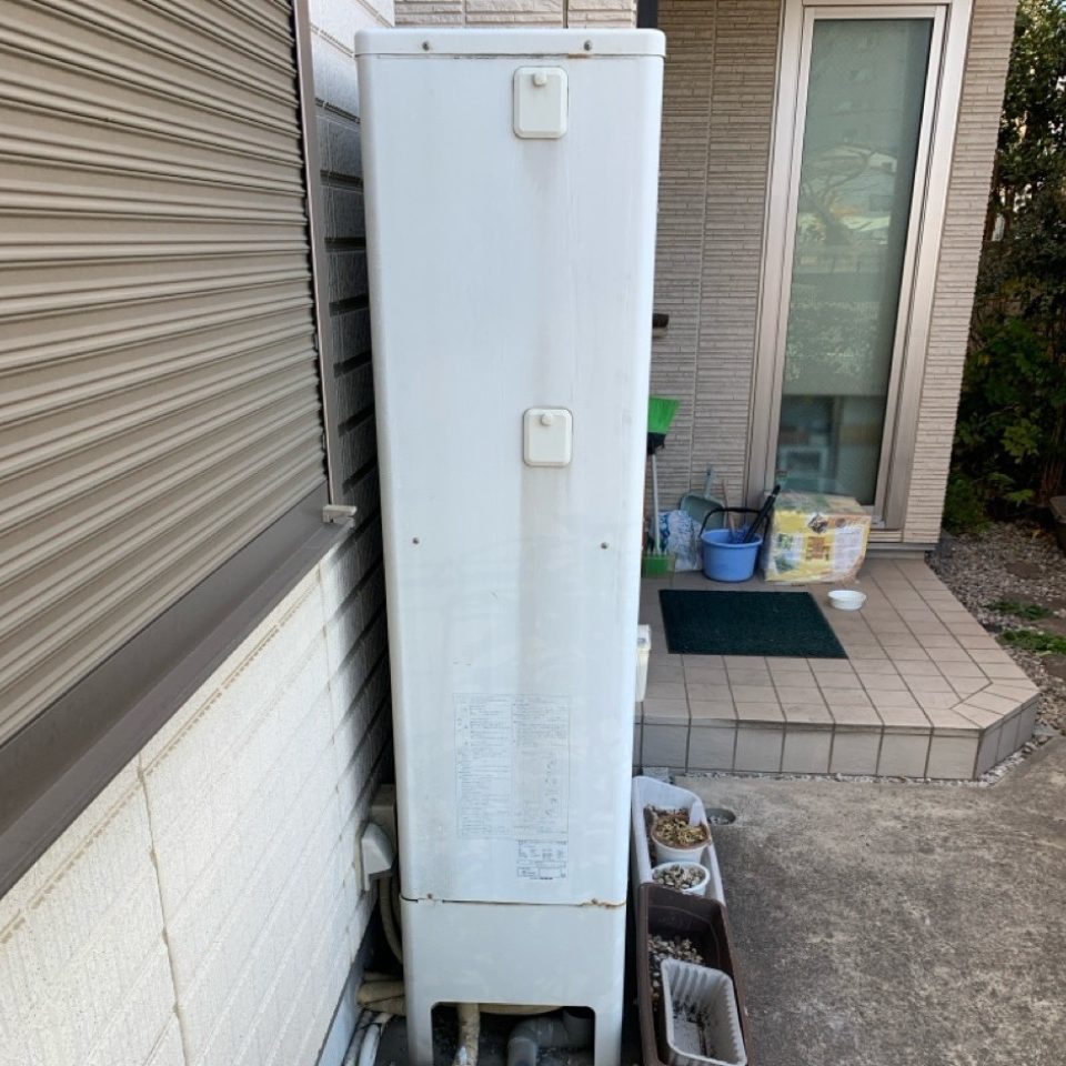 埼玉県蕨市 G様 コロナ CHP-E372AZ1 エコキュート交換工事 交換前