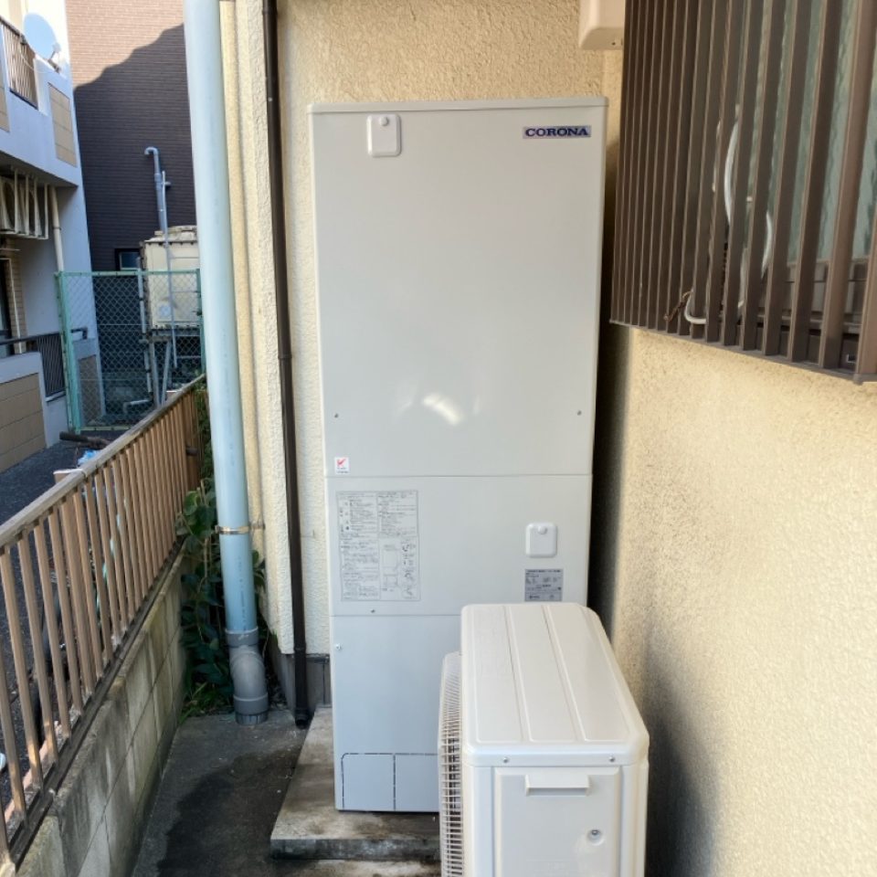 東京都江戸川区 S様 コロナ CHP-46AZ1 エコキュート交換工事｜ 交換後