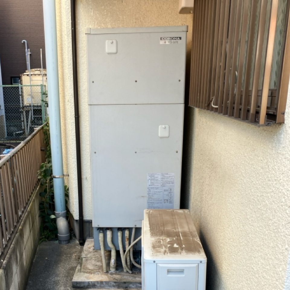 東京都江戸川区 S様 コロナ CHP-46AZ1 エコキュート交換工事｜ 交換前