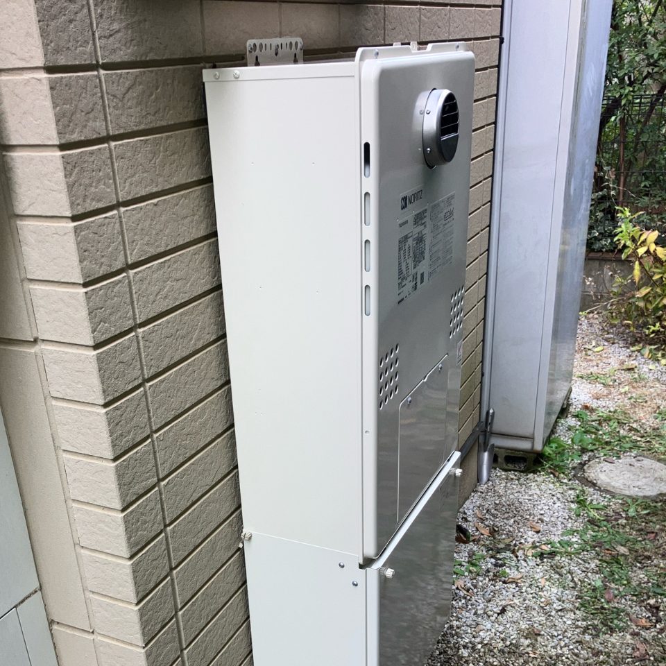 東京都三鷹市 I様 ノーリツ GTH-C2460AW3H-1 BL 給湯暖房給湯器交換工事 交換後