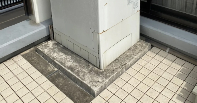 土台のコンクリート