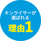 キンライサーが選ばれる理由1