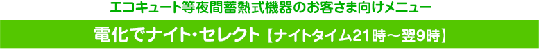 電化でナイト・セレクト