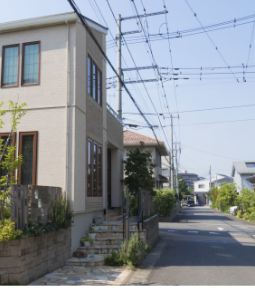 例）道路～敷地入口