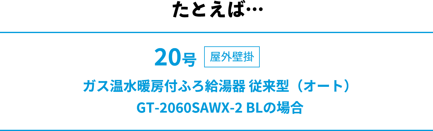 たとえば・・・