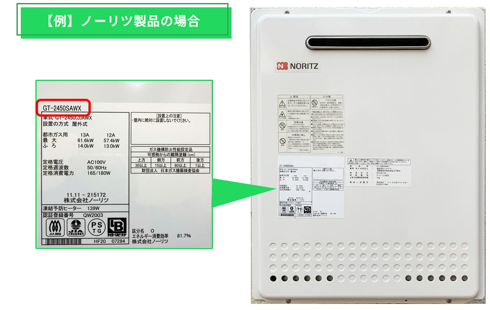ガス給湯器・エコジョーズの号数の選び方｜キンライサー